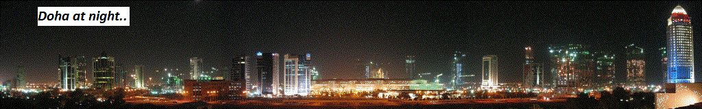 Doha at night